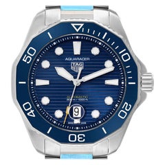 Tag Heuer Aquaracer Professional 300 Blue Dial Steel Mens Watch WBP201B Unworn