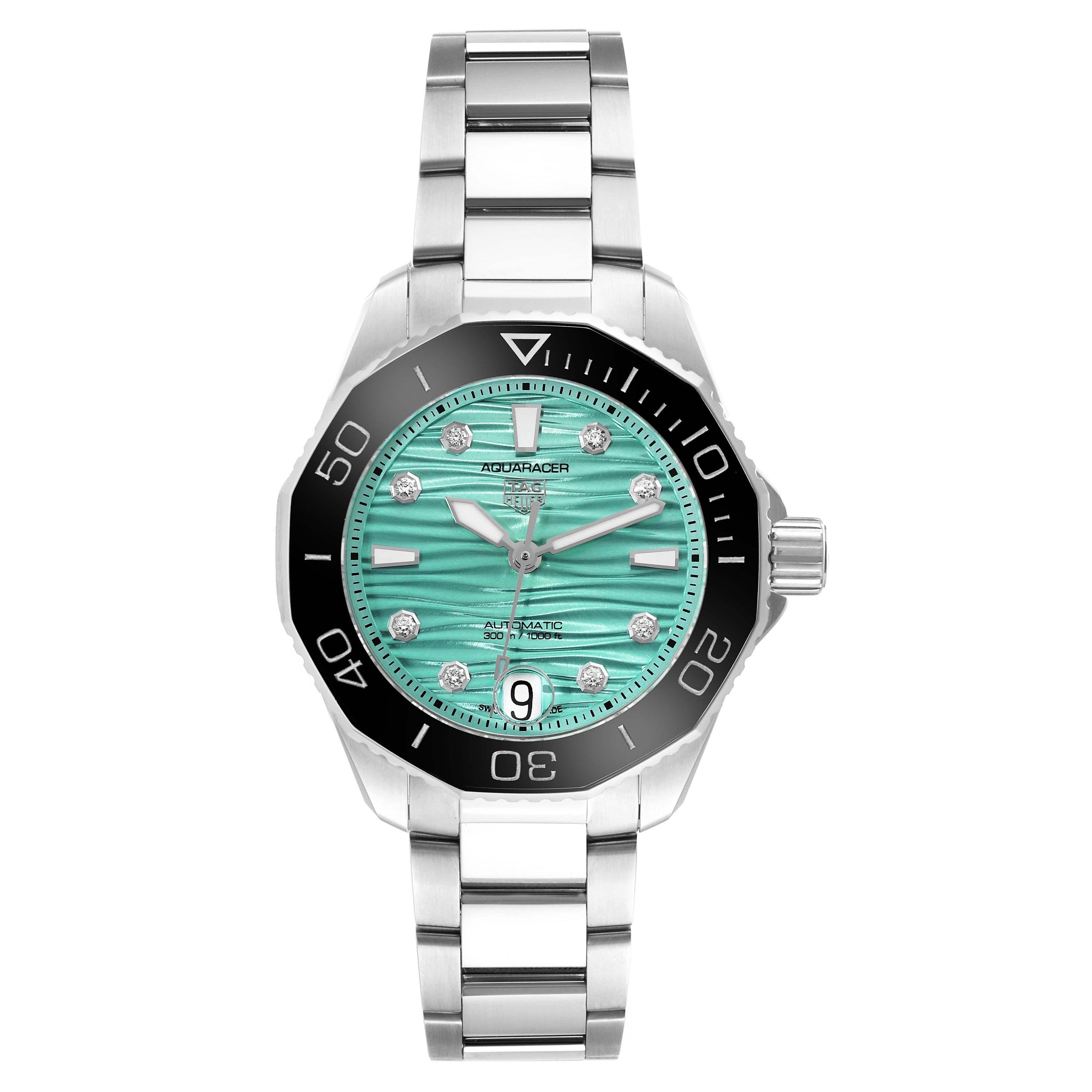 TAG Heuer Aquaracer Professional 300 Diamond Steel Ladies Watch WBP231K Unworn