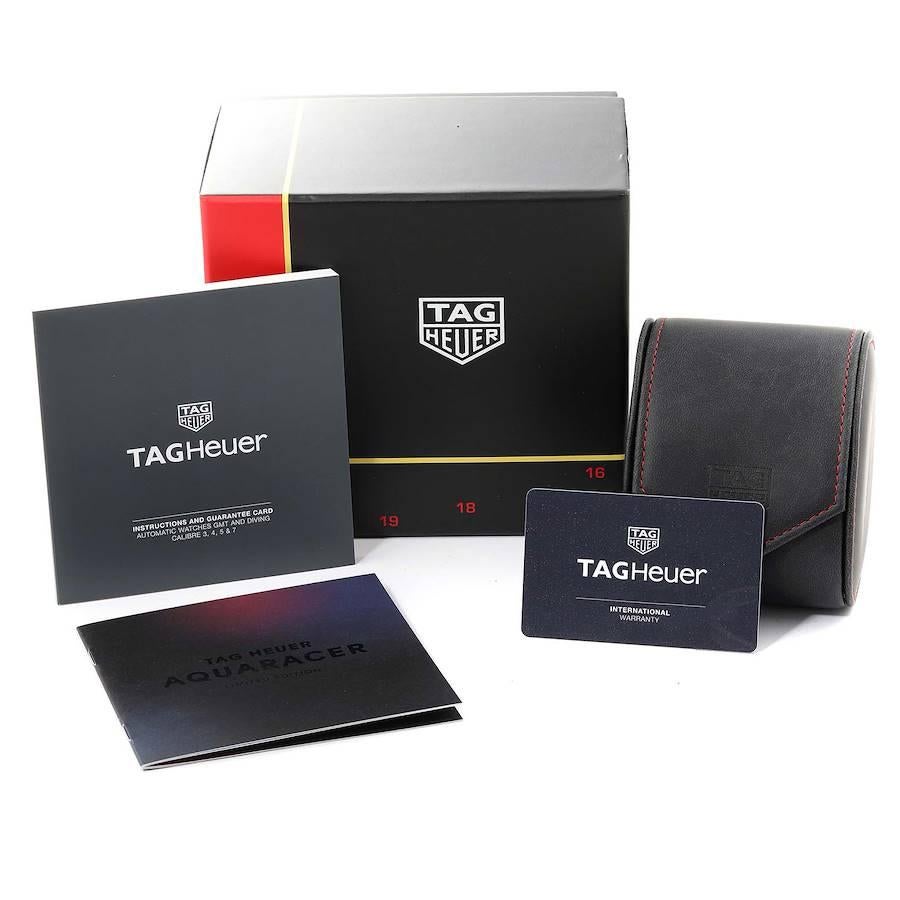 Tag Heuer Aquaracer Professional Titan LE Herrenuhr WBP208C Box Card im Angebot 4