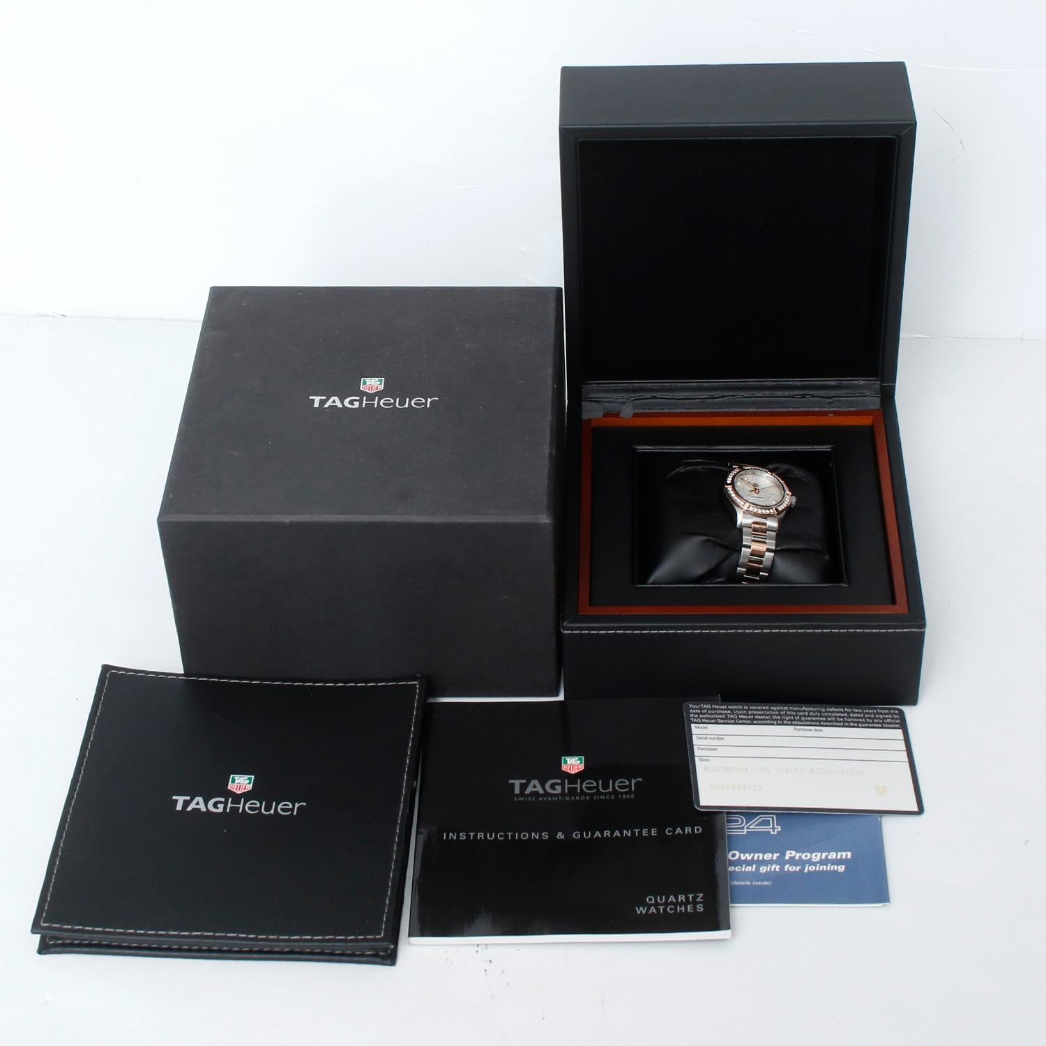 Tag Heuer Aquaracer Quartz Rose Gold & Steel Ladies WAP1452.BD0837 3
