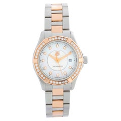 Tag Heuer Aquaracer Quartz Rose Gold & Steel Ladies WAP1452.BD0837