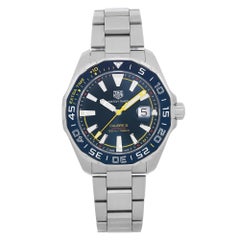 TAG Heuer Aquaracer Shinji Kagawa Steel Blue Dial Mens Watch WAY201H.BA0927