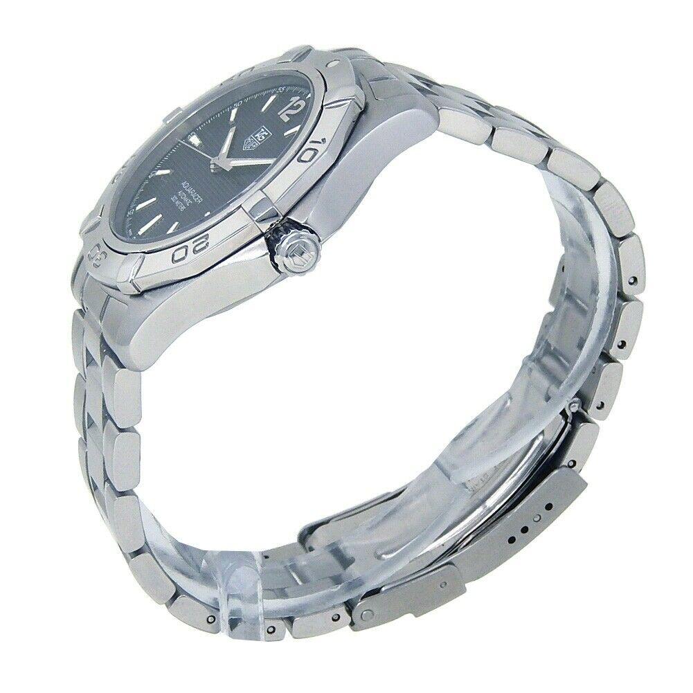 Brand: Tag Heuer
Band Color: Stainless Steel	
Gender:	Men's
Case Size: 36-39.5mm	
MPN: Does Not Apply
Lug Width: 20mm	
Features:	12-Hour Dial, No Hour Marks, Sapphire Crystal, Swiss Made, Swiss Movement
Style: Casual	
Movement: Mechanical