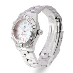 TAG Heuer Aquaracer Stainless Steel MOP Dial Date Quartz Women’s Watch WAF1414