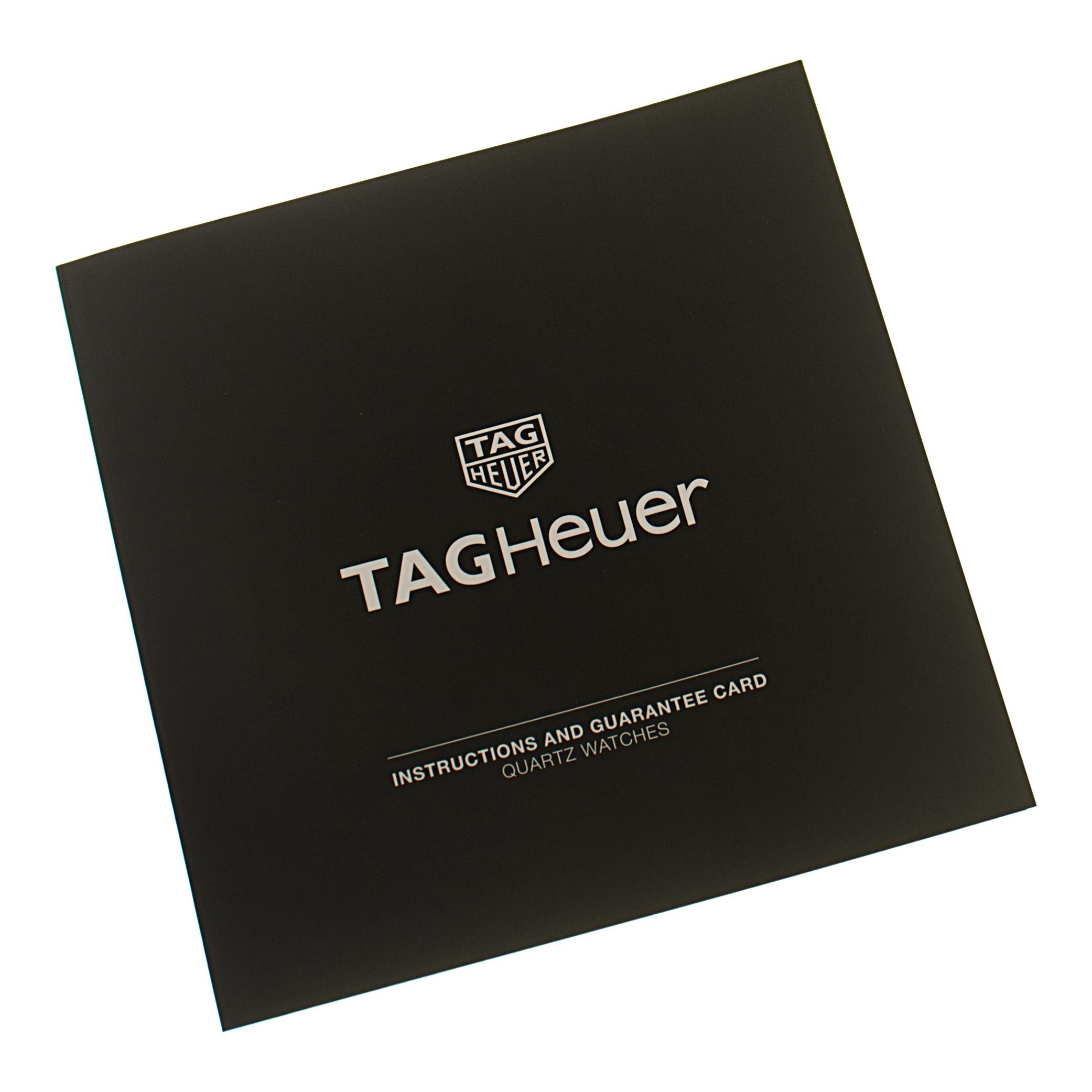 Montre-bracelet Aquaracer à quartz en acier inoxydable Tag Heuer Réf waf1410 1