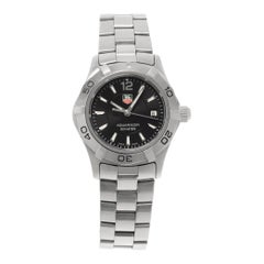 Used Tag Heuer Aquaracer stainless steel Quartz Wristwatch Ref waf1410