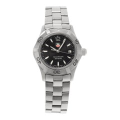 Montre-bracelet Aquaracer à quartz en acier inoxydable Tag Heuer Réf waf1410