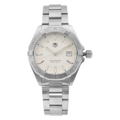 TAG Heuer Aquaracer Stainless Steel Silver Dial Quartz Mens Watch WAY1111.BA0928