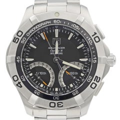 TAG Heuer Aquaracer Steel Black Multifunction Quartz Men's Watch CAF7010.BA0815