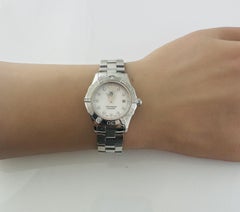 TAG Heuer Aquaracer WAF141G Ladies Diamond Watch MOP #23252