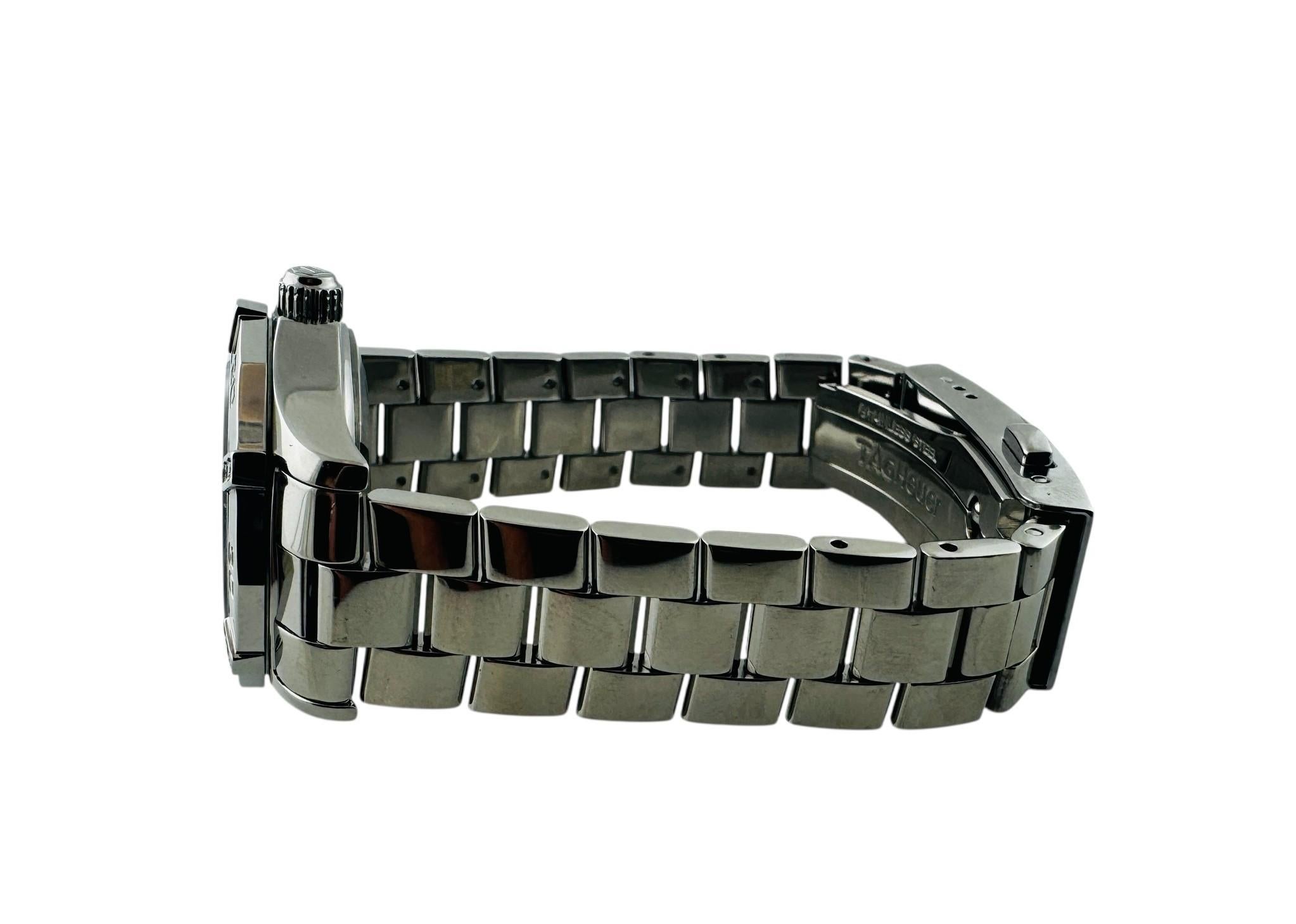 TAG Heuer Aquaracer WAF141G Ladies Diamond Watch MOP #23252 Bon état - En vente à Washington Depot, CT