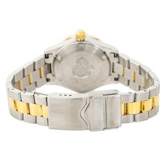 TAG Heuer Aquaracer Waf1450 Womens Quartz Watch Mop Dial Two-Tone Diamond