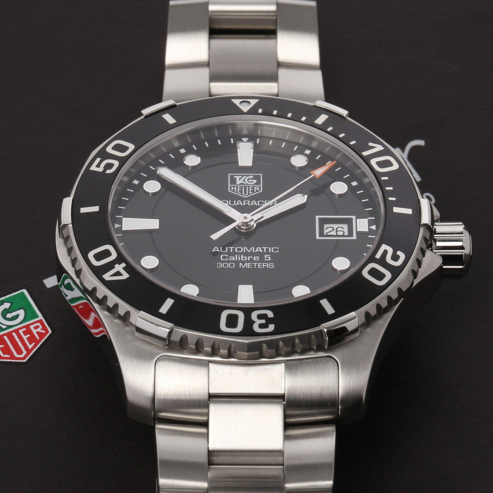 TAG Heuer Aquaracer WAN2110 Men's Stainless Steel Watch 4