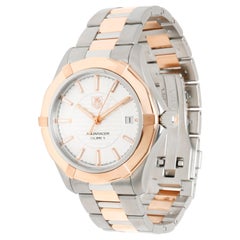 TAG Heuer Aquaracer Montre pour homme en acier inoxydable/or rose 18 carats WAP2150.BD0885