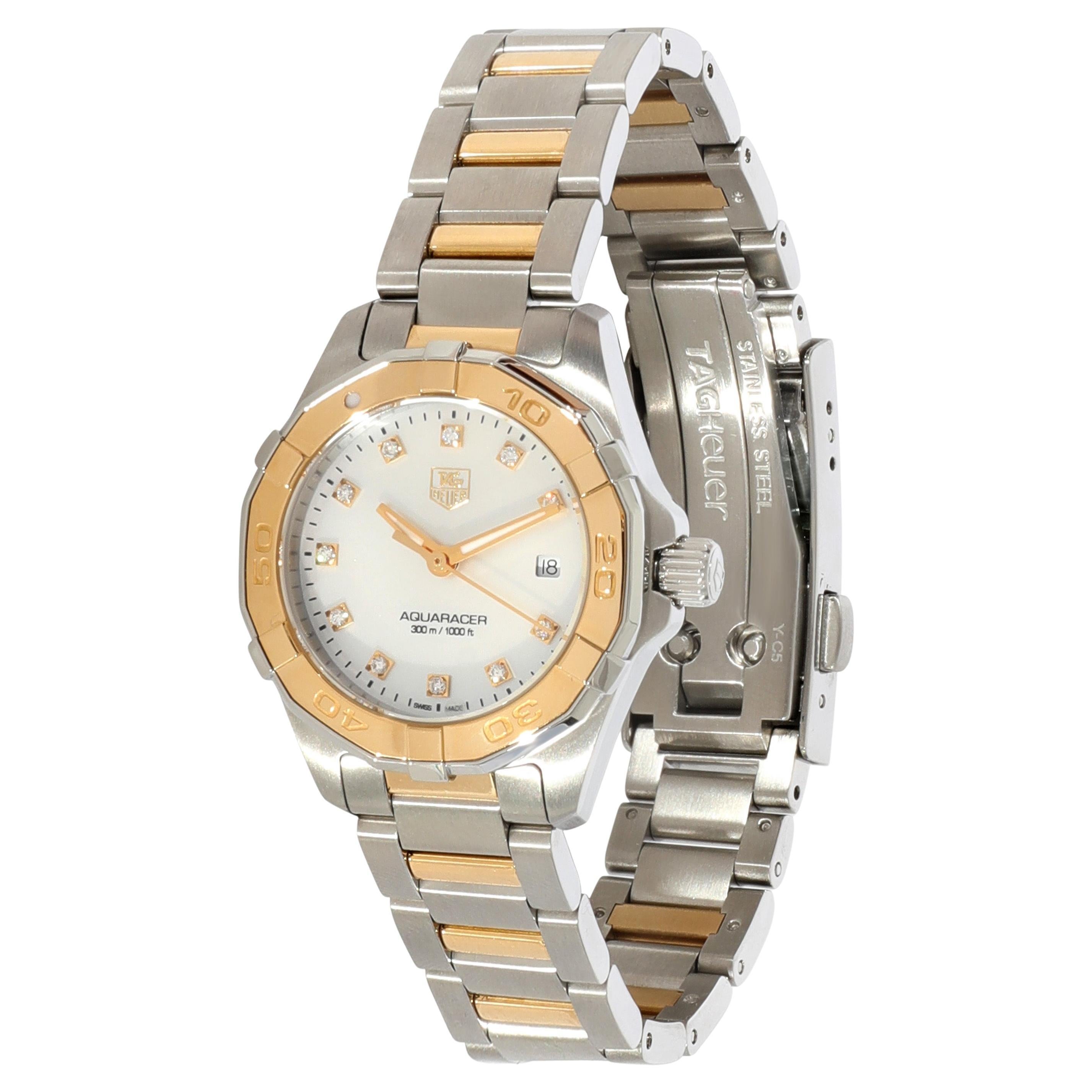 Tag Heuer Aquaracer WAY1451.BD0922 Women's Watch in  Stainless Steel/Yellow Gold