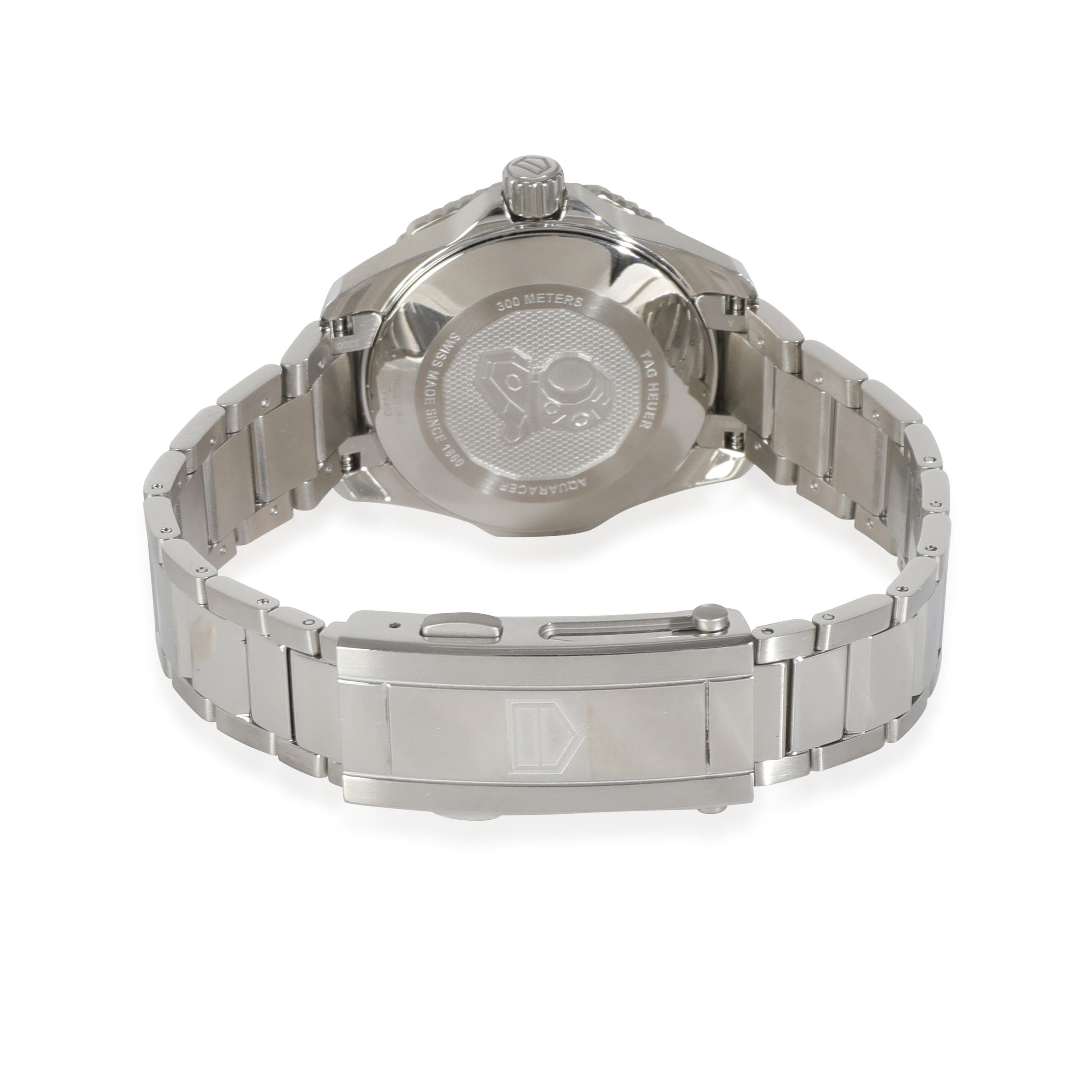 Tag Heuer Aquaracer WBP231B.BA0618 Unisex Watch in  Stainless Steel 0.08 CTW

SKU: 143773

PRIMARY DETAILS
Brand: Tag Heuer
Model: Aquaracer
Country of Origin: Switzerland
Movement Type: Mechanical: Automatic/Kinetic
Year of Manufacture:
