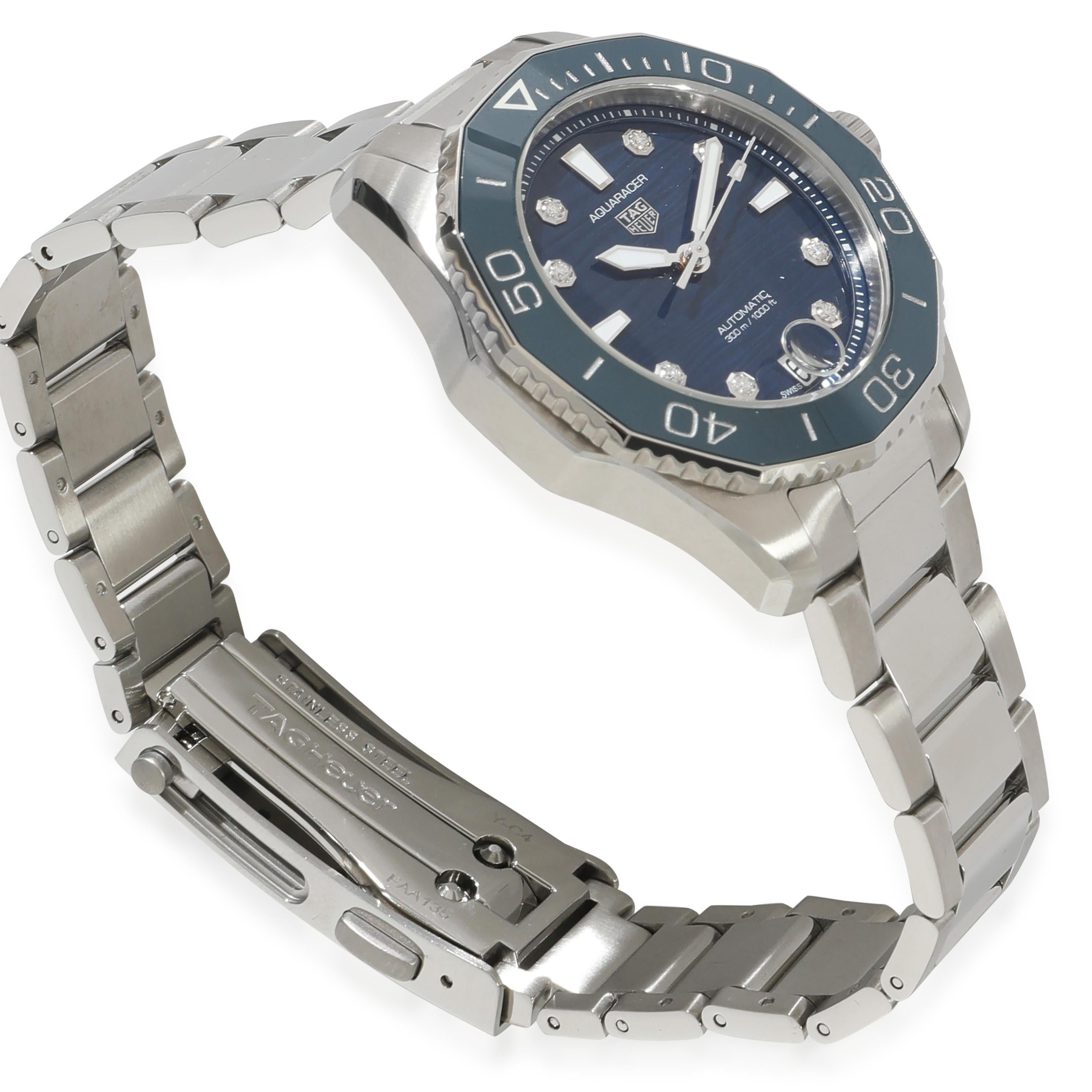 Tag Heuer Aquaracer WBP231B.BA0618 Unisex Watch in  Stainless Steel 0.08 CTW For Sale 1