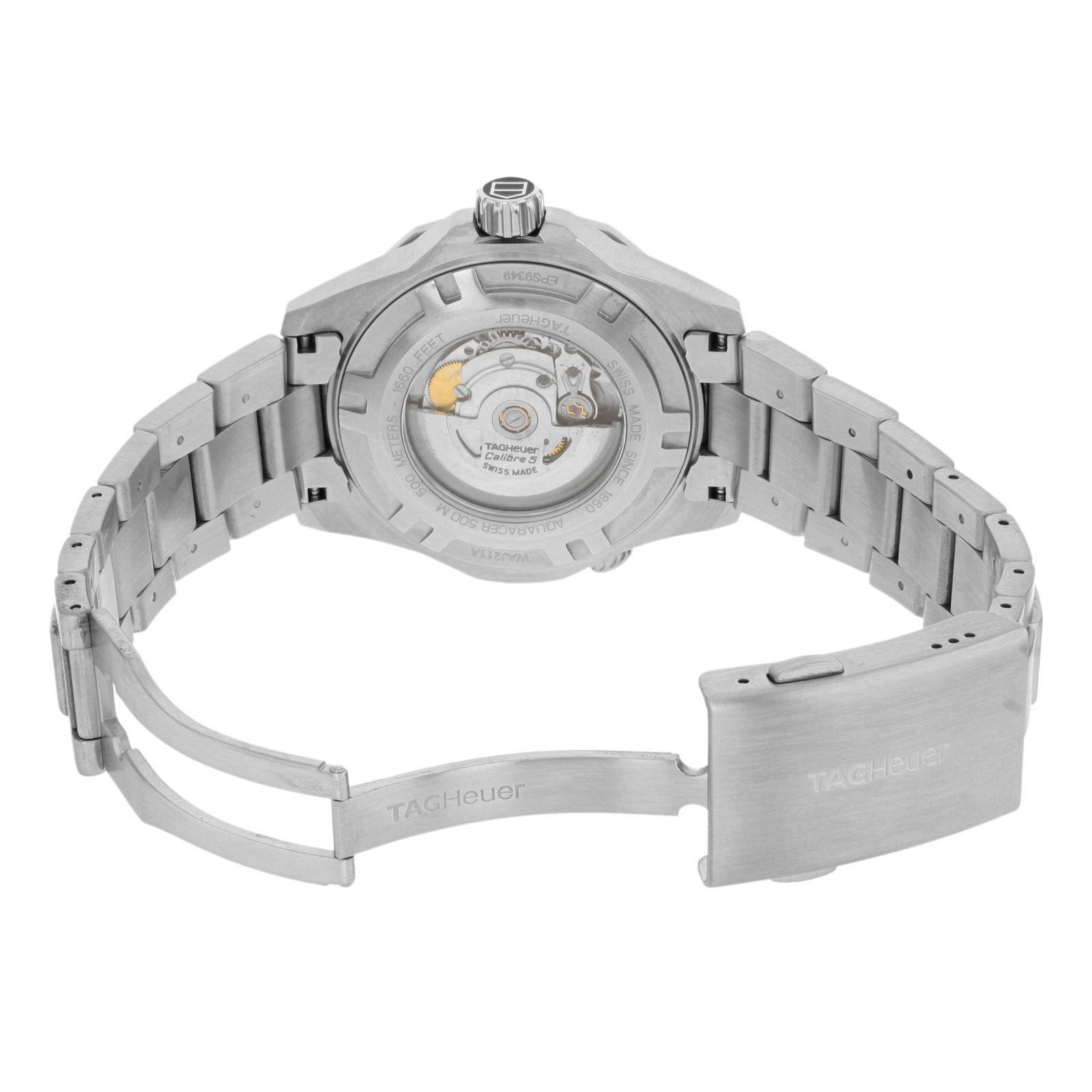 tag heuer aquaracer white face