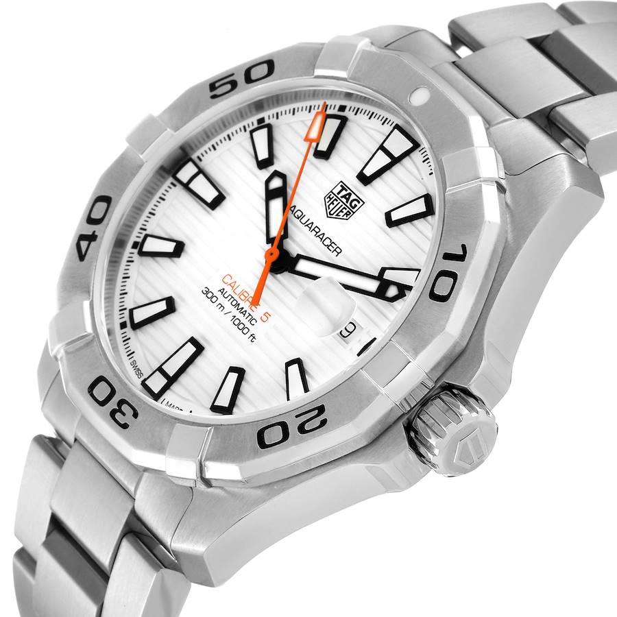 tag aquaracer white dial