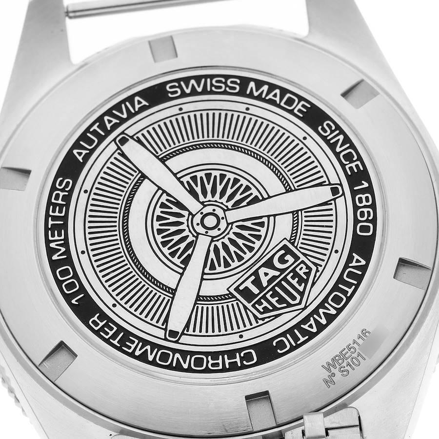 Tag Heuer Autavia Calibre 5 Esfera azul Reloj de acero para caballero WBE5116 Tarjeta de caja 2