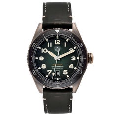 Tag Heuer Autavia Calibre 5 Green Dial Bronze Mens Watch WBE5190 Box Card