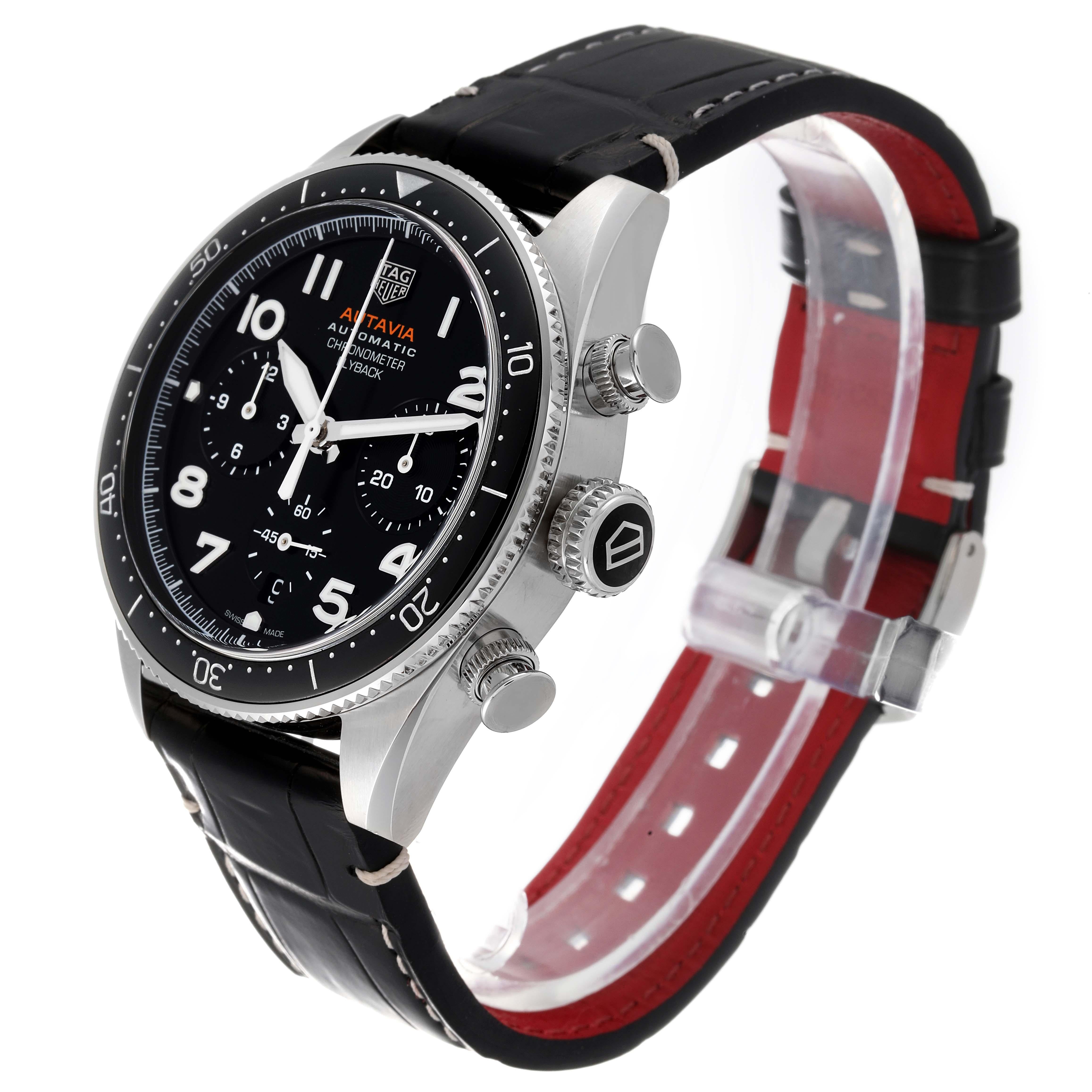 Men's Tag Heuer Autavia Chronometer Flyback Steel Mens Watch CBE511A Unworn For Sale