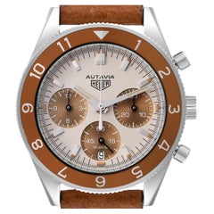 Tag Heuer Autavia Limited Edition UAE Chronograph Steel Mens Watch CBE2113