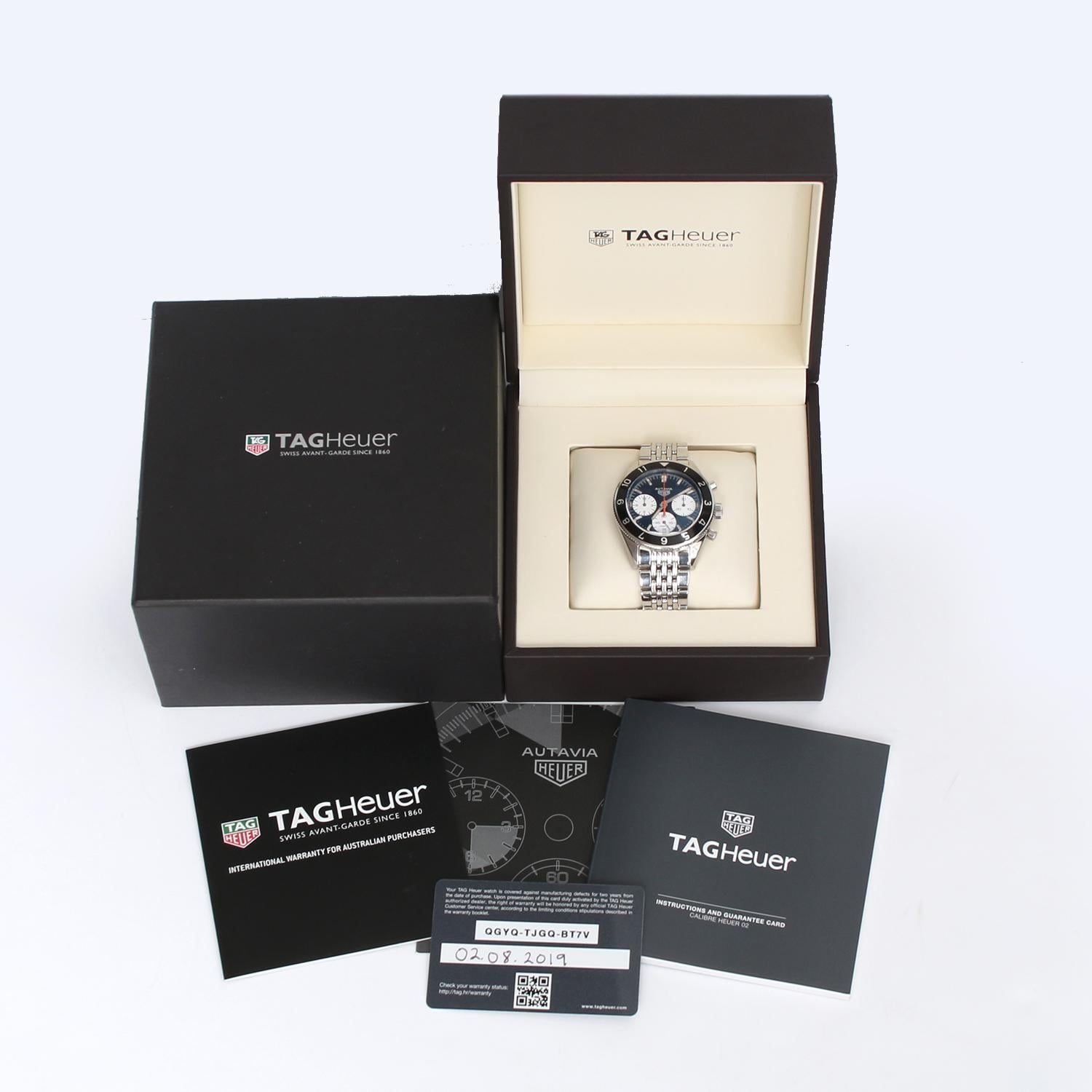 TAG Heuer Autavia Limited Edition Watches of Switzerland Men’s Watch In Excellent Condition In Dallas, TX
