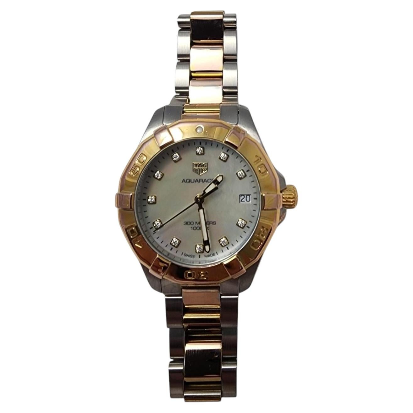 TAG Heuer Autoracer Ladies Two Tone Watch Diamond Dial WBD1322 #25585 For Sale