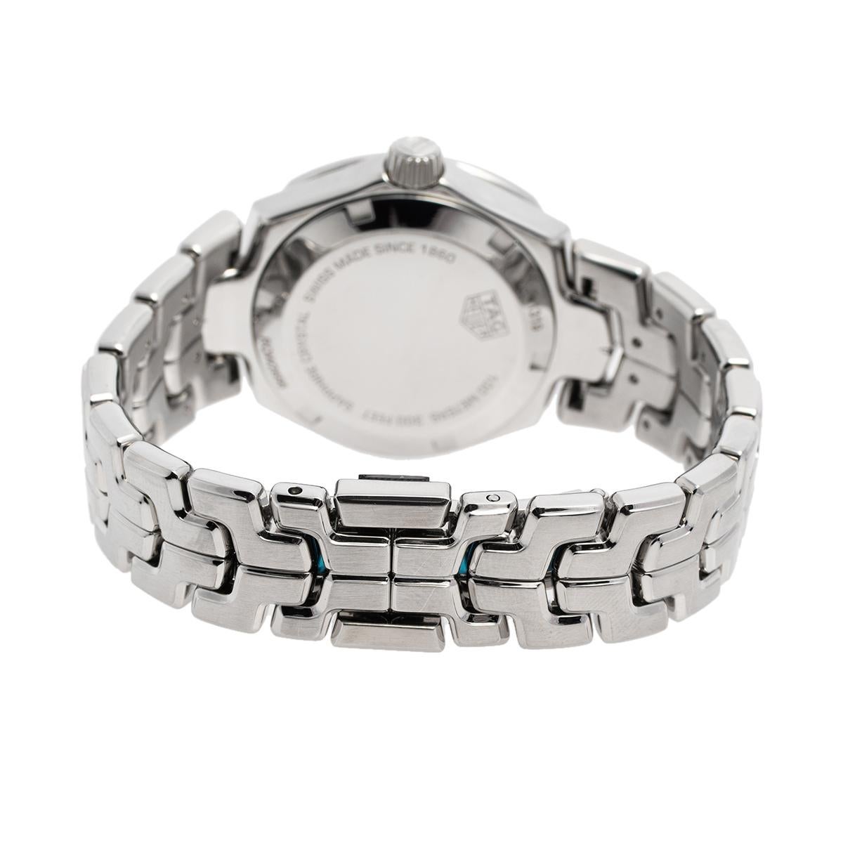 tag heuer link women's watch with diamonds