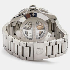 TAG Heuer Blue Stainless Steel Calibre 36 Caliper Chronograph Wristwatch 43mm