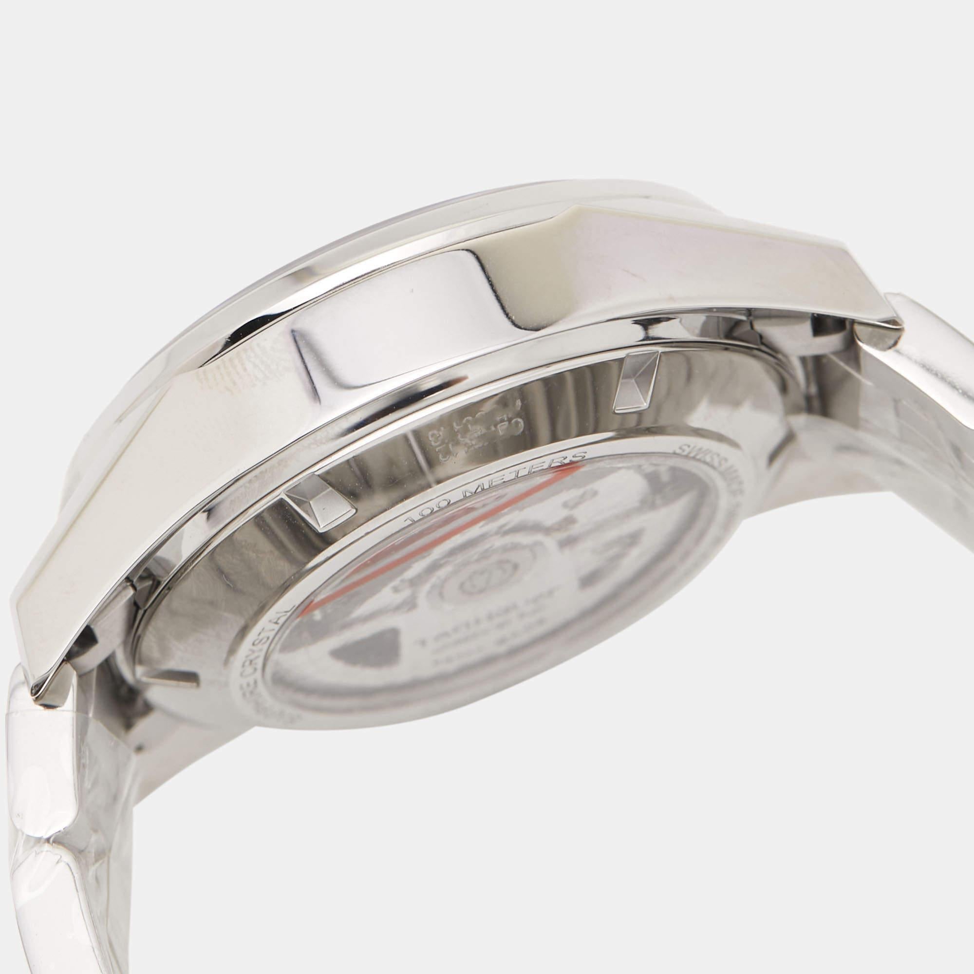 TAG Heuer Blue Stainless Steel Carrera CBK2112 Men's Wristwatch 41 mm 1