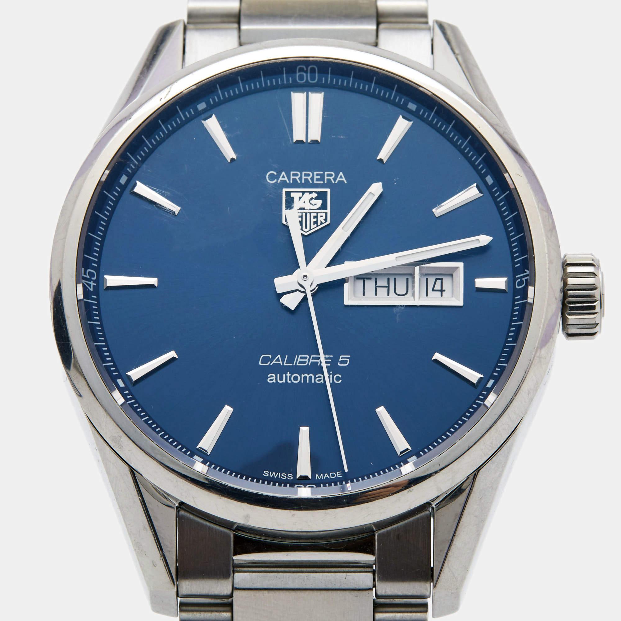 Let this fine TAG Heuer wristwatch accompany you with ease and luxurious style. Beautifully crafted using the best quality materials, this authentic branded watch is built to be a standout accessory for your wrist.

