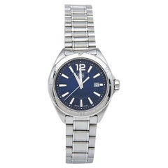 Used TAG Heuer Blue Stainless Steel Formula 1 WBJ1412.BA0664 Women's Wristwatch 32 mm