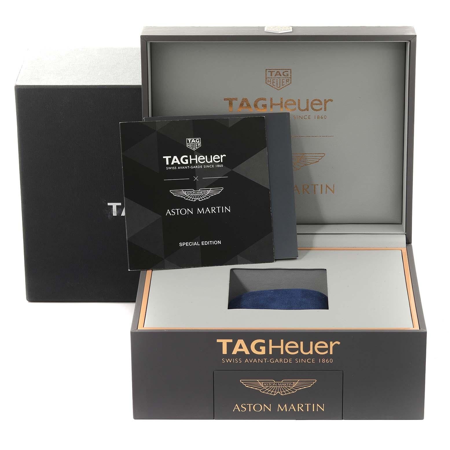 TAG Heuer Carrera 01 Aston Martin Steel Mens Watch CAR2A1AB 1