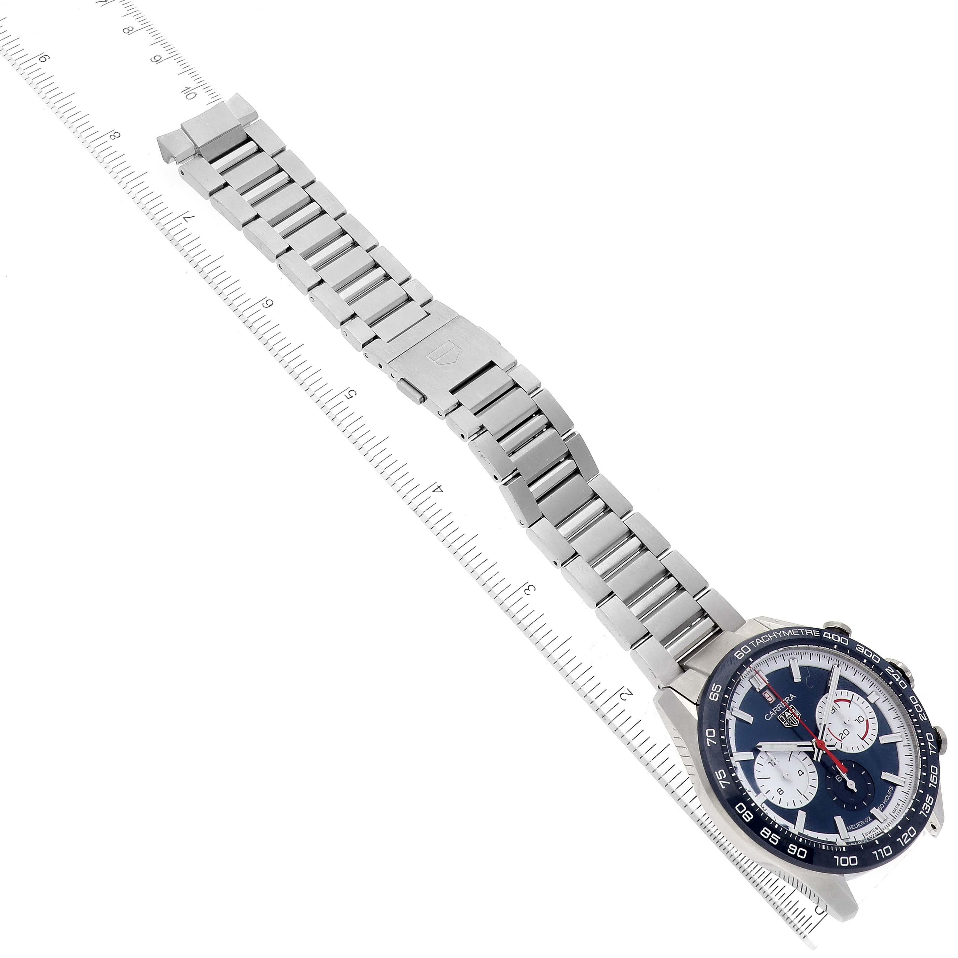 TAG Heuer Montre homme Carrera 160 Years Anniversary Steel CBN2A1E Box Card en vente 6