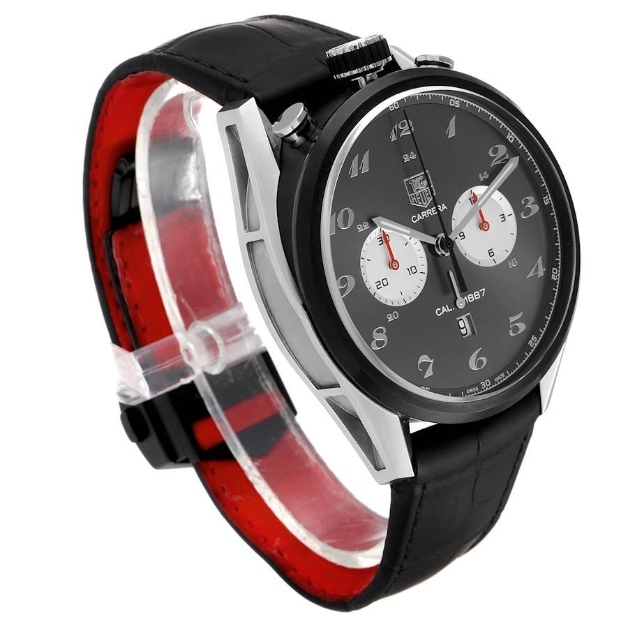 Tag Heuer Carrera 1887 100. Jahrestag LE Herrenuhr CAR2C14 Box Card im Zustand „Hervorragend“ im Angebot in Atlanta, GA