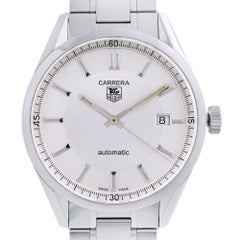 TAG Heuer Carrera Steel Silver Dial Automatic Men's Watch WV211A.BA0787