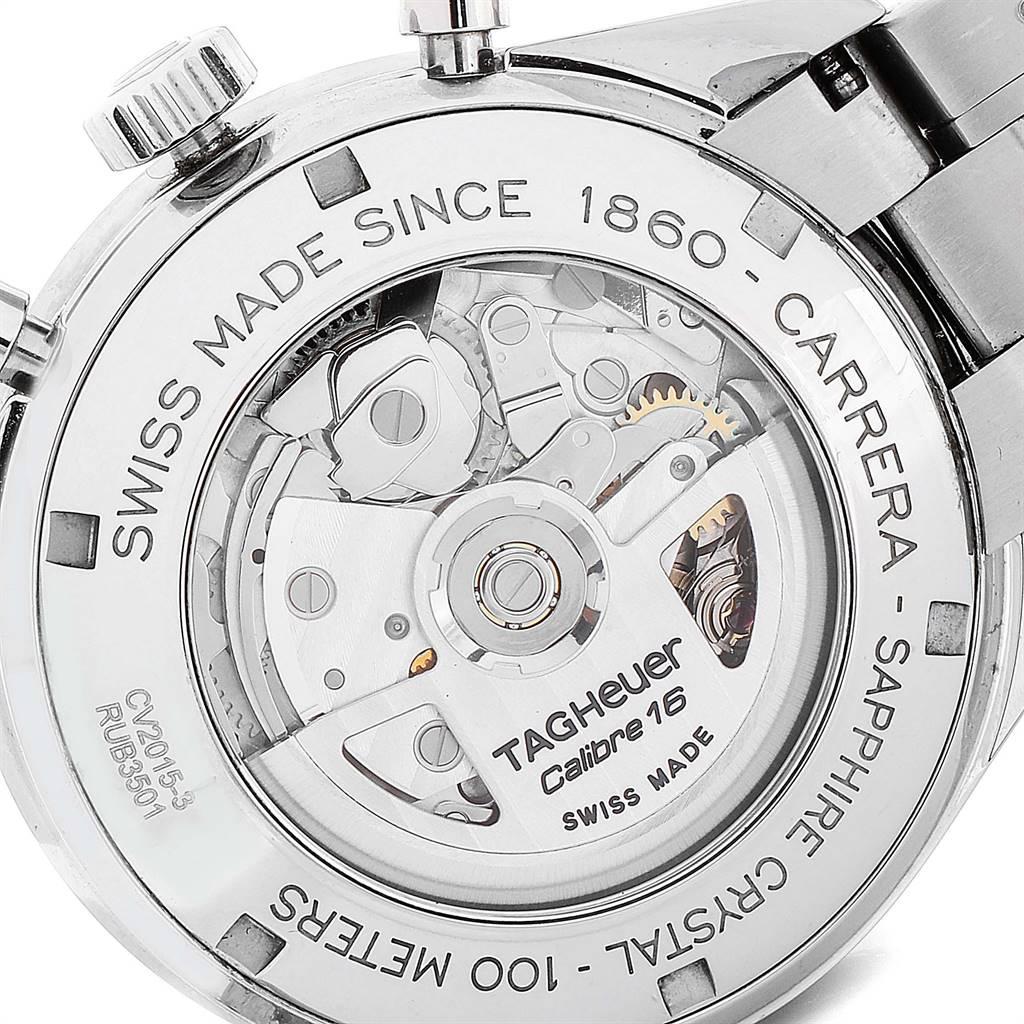 TAG Heuer Carrera 40th Anniversary Legend Men's Watch CV2015 Box Card 3