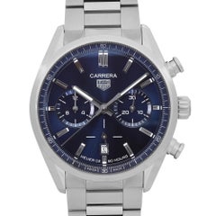 TAG Heuer Carrera Stahlblaue Automatikuhr mit Zifferblatt CBN2011.BA0642