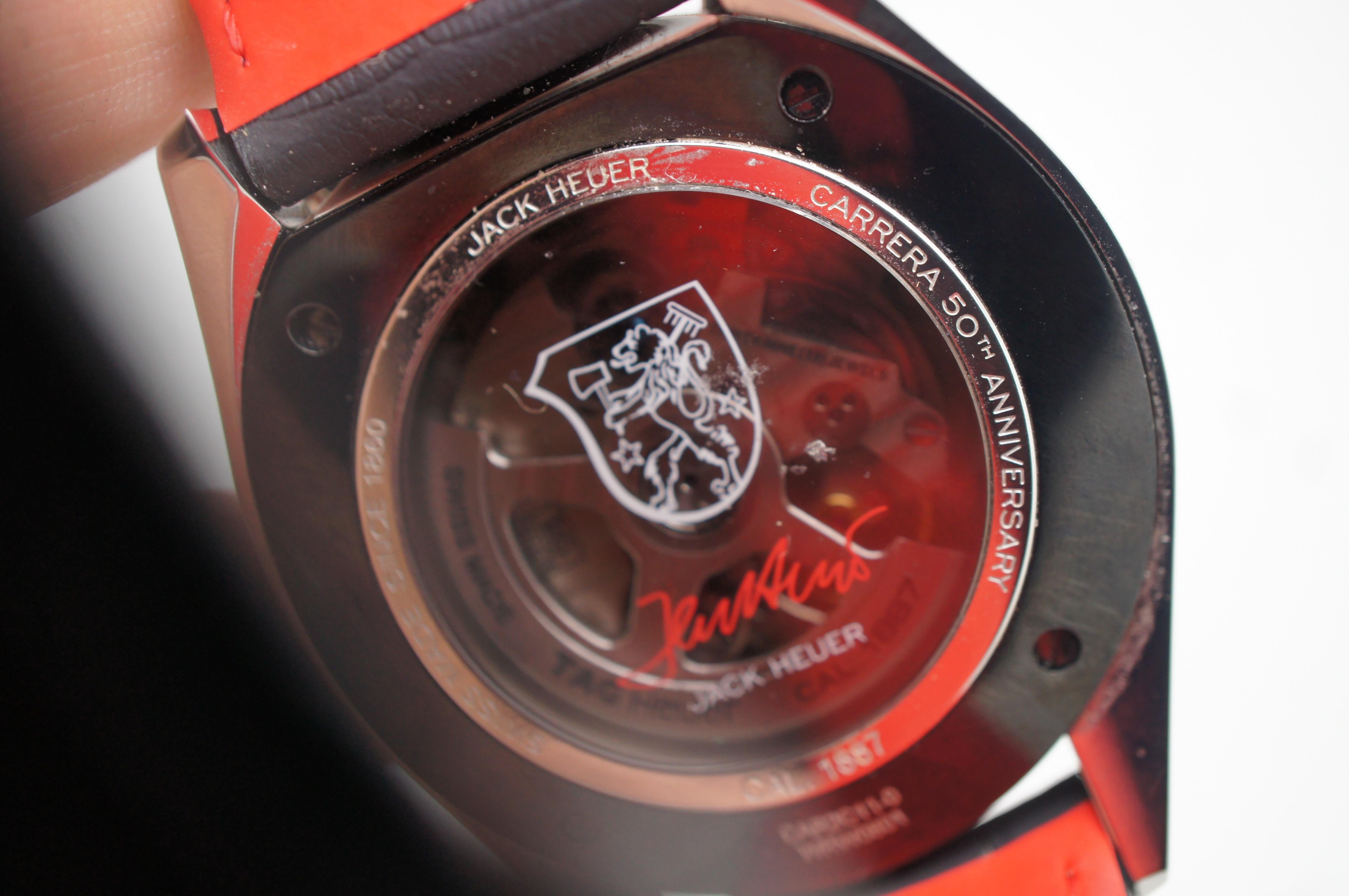 Tag Heuer Carrera 50th Anniversary 1887 Jack Heuer CAR2C11 Swiss Wrist Watch 5