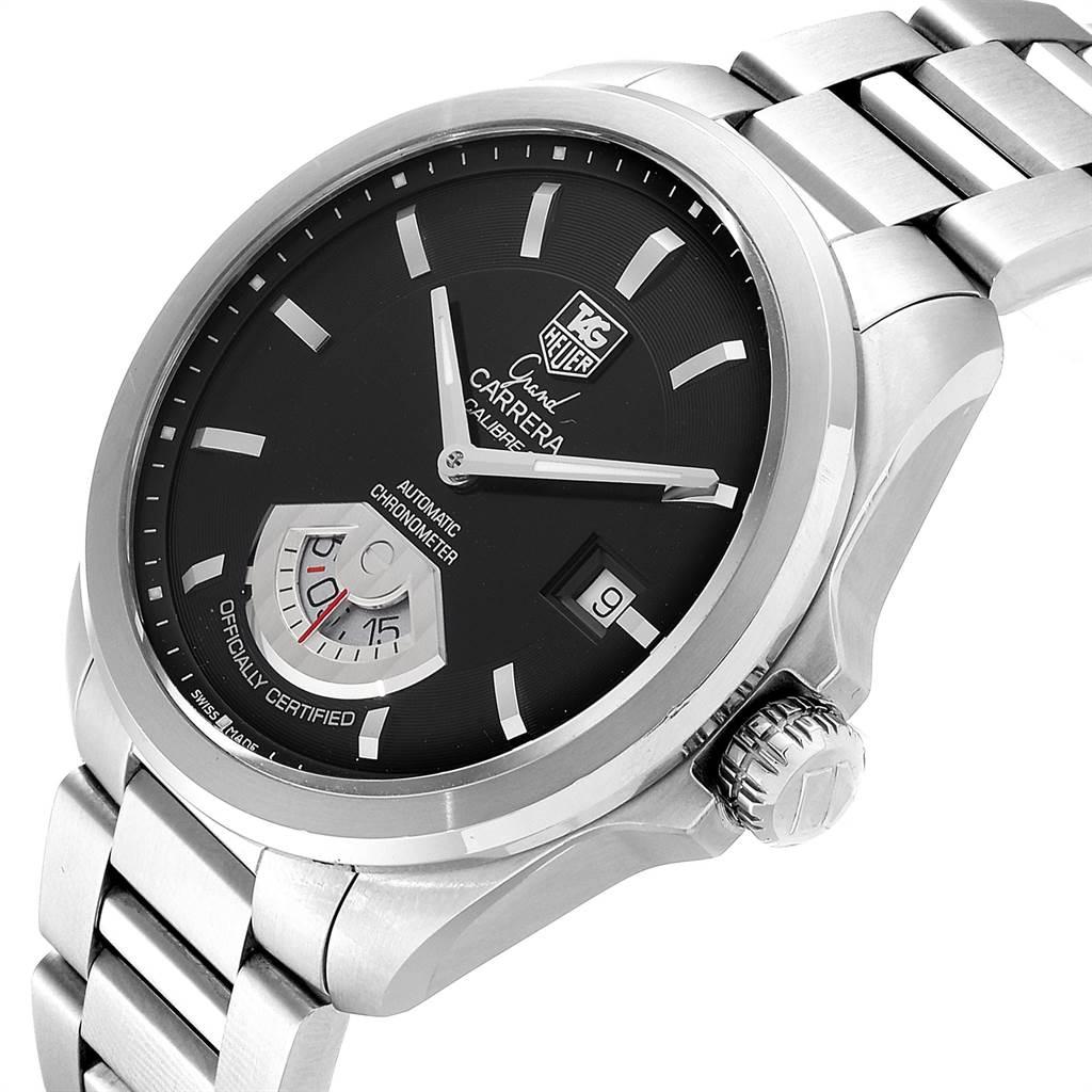 TAG Heuer Carrera Black Dial Automatic Men’s Watch WAV511A In Excellent Condition For Sale In Atlanta, GA