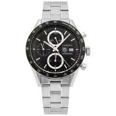 TAG Heuer Carrera Black Dial Stainless Steel Automatic Men’s Watch CV2010.BA0794