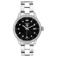 TAG Heuer Carrera Black Diamond Dial Ladies Watch WV2412
