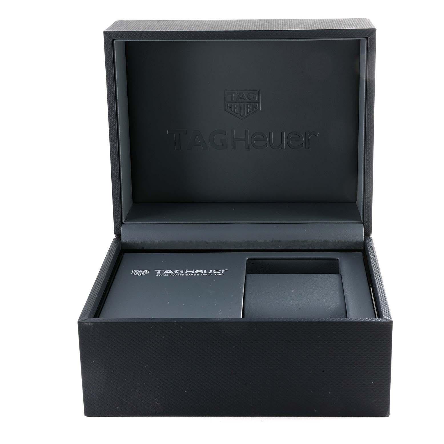 TAG Heuer Carrera Black Diamond Dial Steel Ladies Watch WV2412. Automatic self-winding movement. Stainless steel case 27.0 mm in diameter. Transparent exhibition sapphire crystal caseback. Original Tag Heuer factory diamond bezel. Scratch resistant