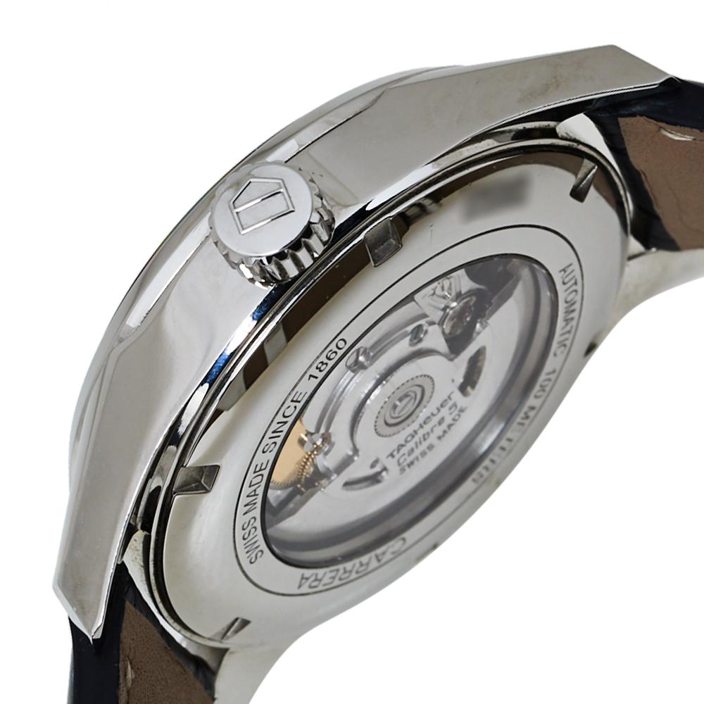 TAG Heuer Carrera Blue Stainless Steel Calibre 5 WAR201E Men's Wristwatch 41MM 3