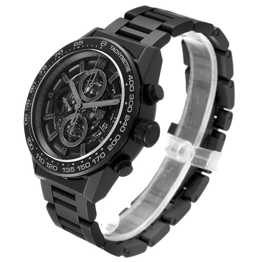 Men's TAG Heuer Carrera Calibre 01 Skeleton Ceramic Watch CAR2A91 Unworn For Sale
