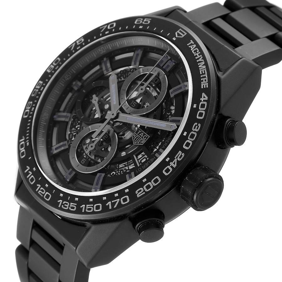 TAG Heuer Carrera Calibre 01 Skeleton Ceramic Watch CAR2A91 Unworn For Sale 1