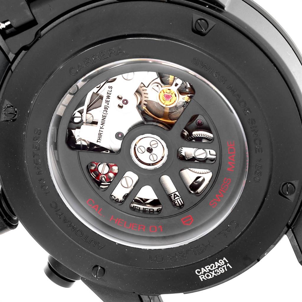 TAG Heuer Carrera Calibre 01 Skeleton Ceramic Watch CAR2A91 Unworn 2