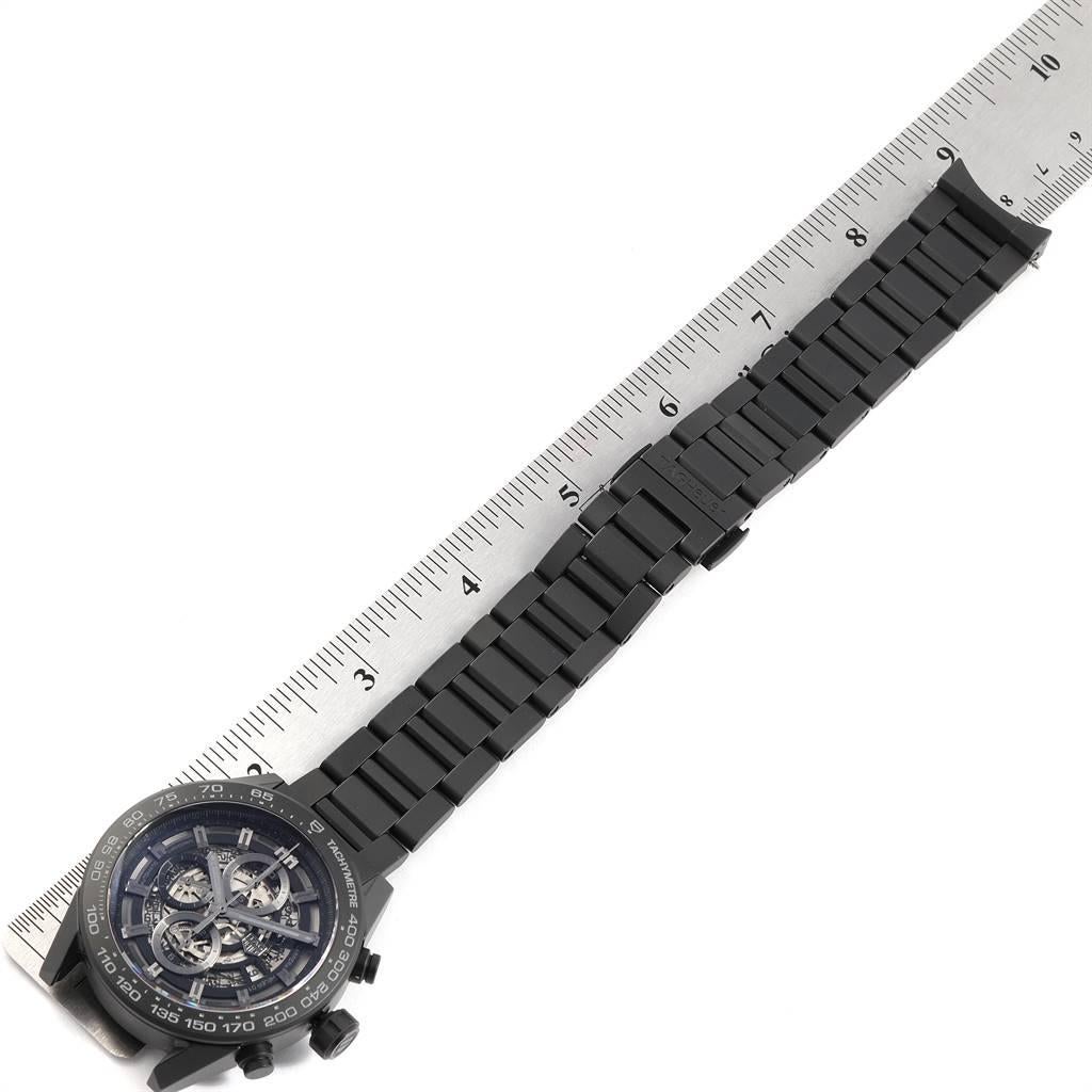 TAG Heuer Carrera Calibre 01 Skeleton Ceramic Watch CAR2A91 Unworn 4